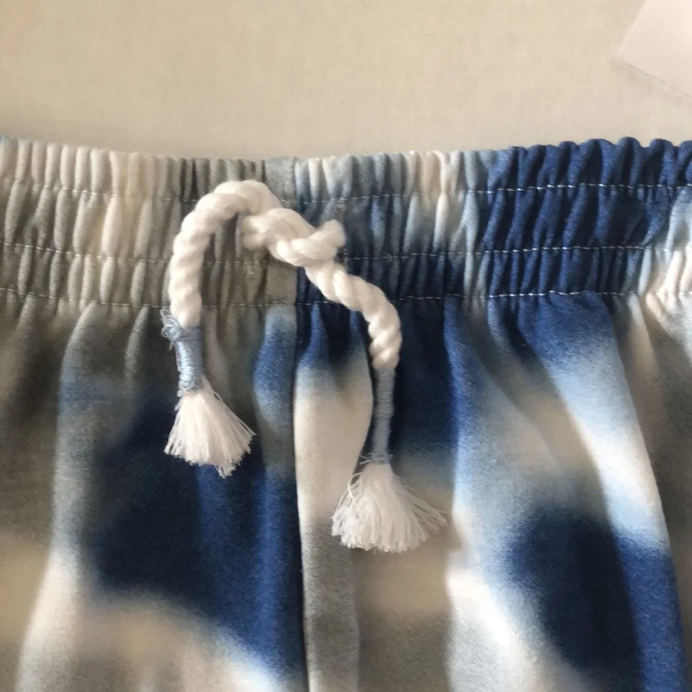 Jessica Simpson blue grey tie dye 2 pc sweat suit